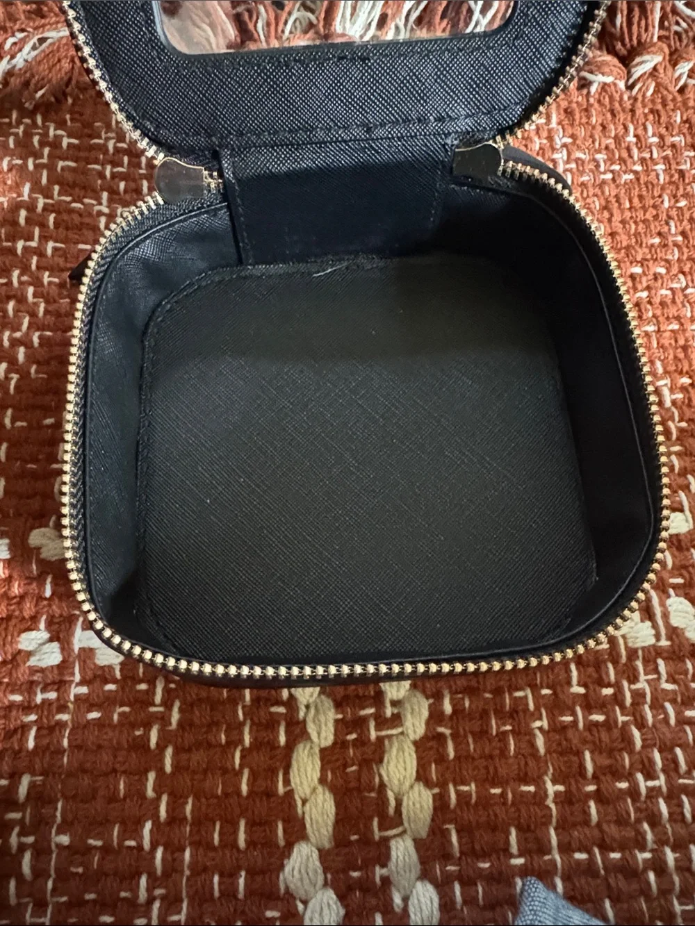 PRITE Black Square Pouch